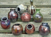 Wattlefield Pottery Raku Pots